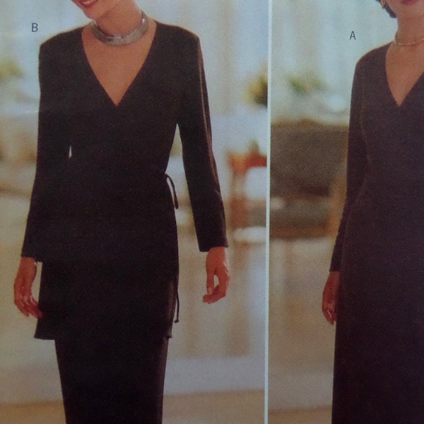 WRAP TOP Pattern • Butterick 5262 • Miss 18-22 • Evening Length Skirt • Pull On Pants • Sewing Patterns • Womens Patterns • WhiletheCatNaps