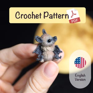Crochet Bat Amigurumi Pattern: Halloween Decor (PDF Pattern)