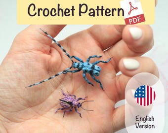 Crochet Beetles Pattern Micro Realistic insects Amigurumi: Make Your Own crochet BUG by NansyOops