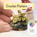 Sleeping Dragon Crochet Pattern – Micro Amigurumi PDF Tutorial (English Version)