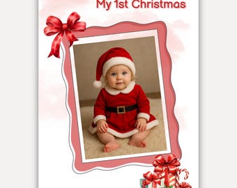 Milestone cards baby girl | Pink Princess | First Year Photo book | Digital Download