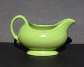 Chartreuse Fiesta Ware Open Sauce Boat