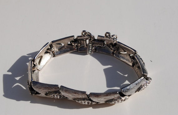 Vintage Silver Monet Bracelet - image 2