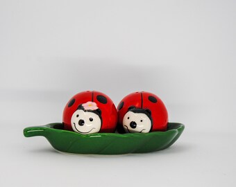 Ladybug Salt and Pepper Shakers