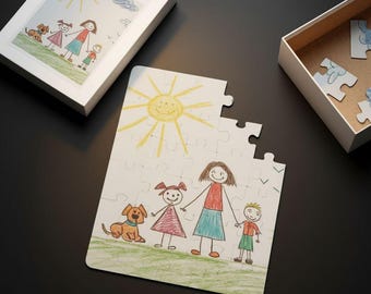 Personalized 30-Piece Kids Photo Puzzle - Custom Jigsaw Puzzle - Great Gift for Kids or Extended Family