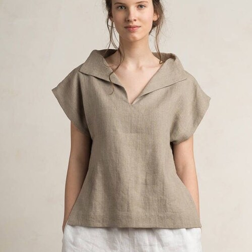 Linen Blouse Women Linen Women's 