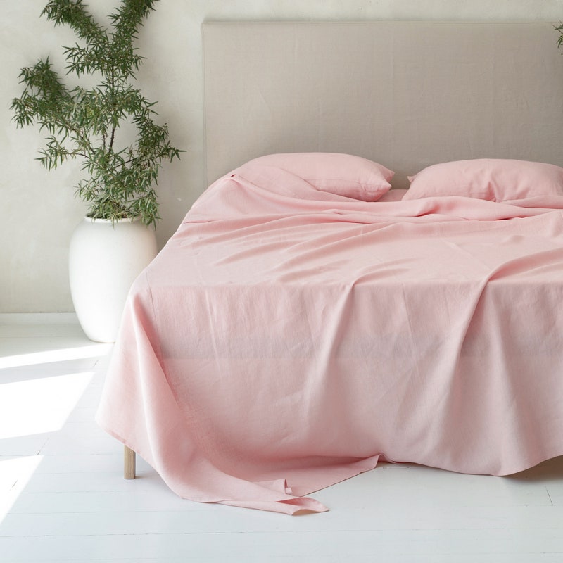Fitted Sheet, Dusty Rose