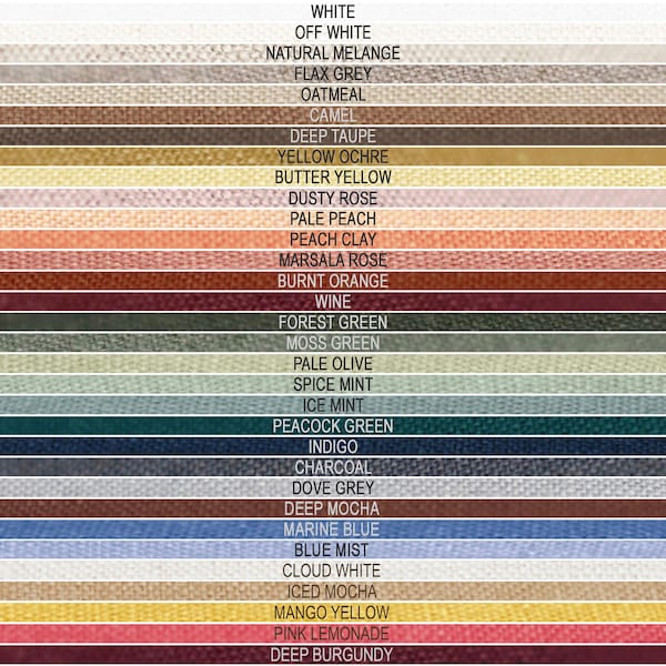 Soft Linen Fabric by the Yard or Meter, Natural Linen Fabrics for Clothing, Bedding, Curtains