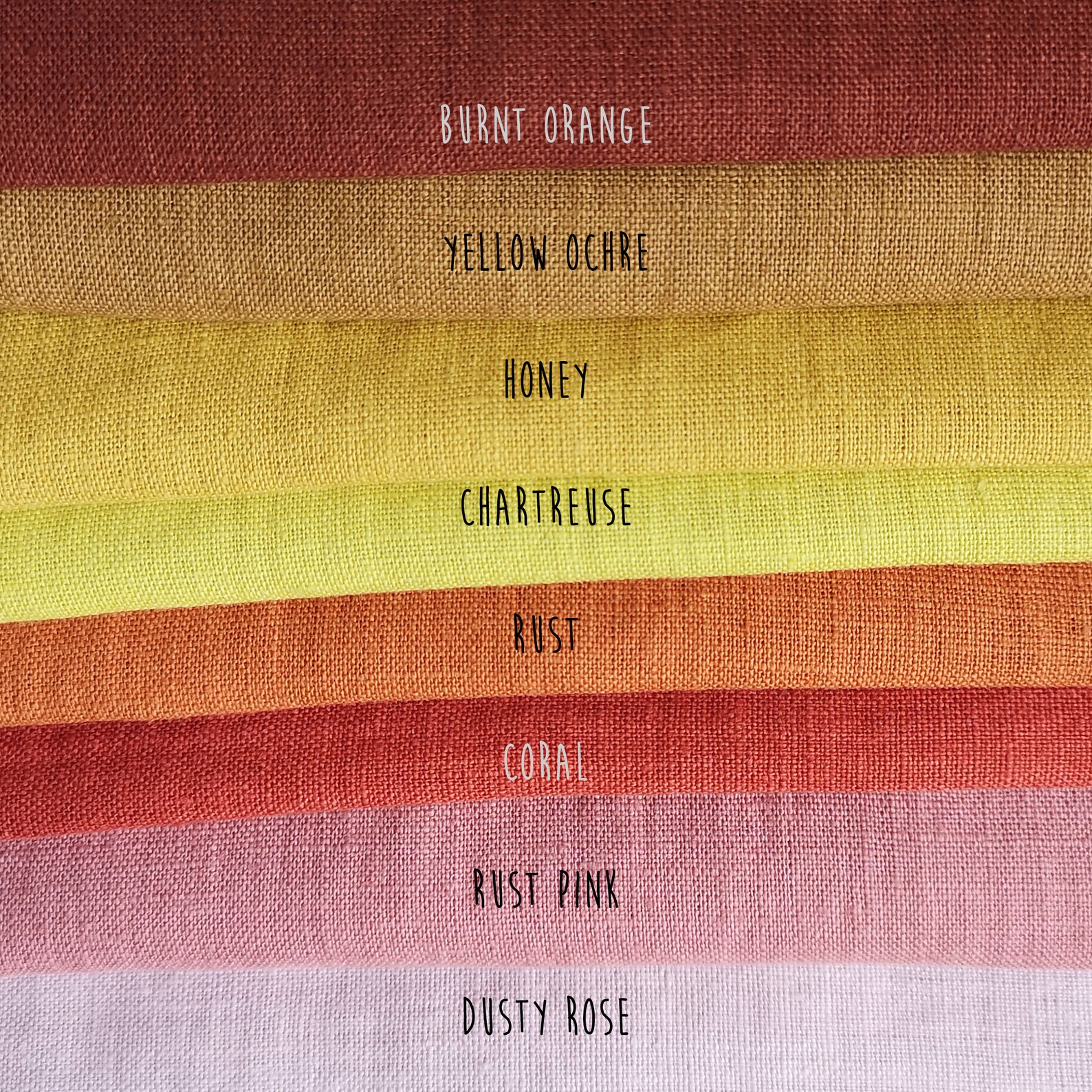 Dusty Rose Linen Fabric by the Yard Light Pink Linen Fabric Etsy