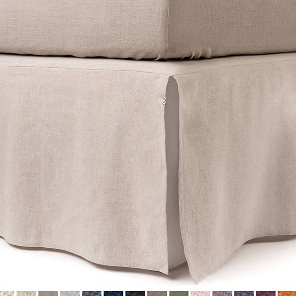Linen Bedskirt Etsy