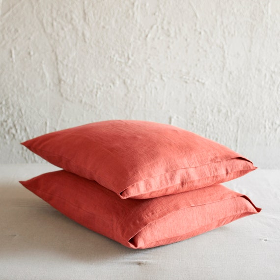 coral pillowcase