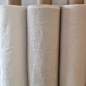 Heavy linen fabric samples, 3 colors, Natural upholstery fabric swatch set, Linen fabric for soft furnishings image 4