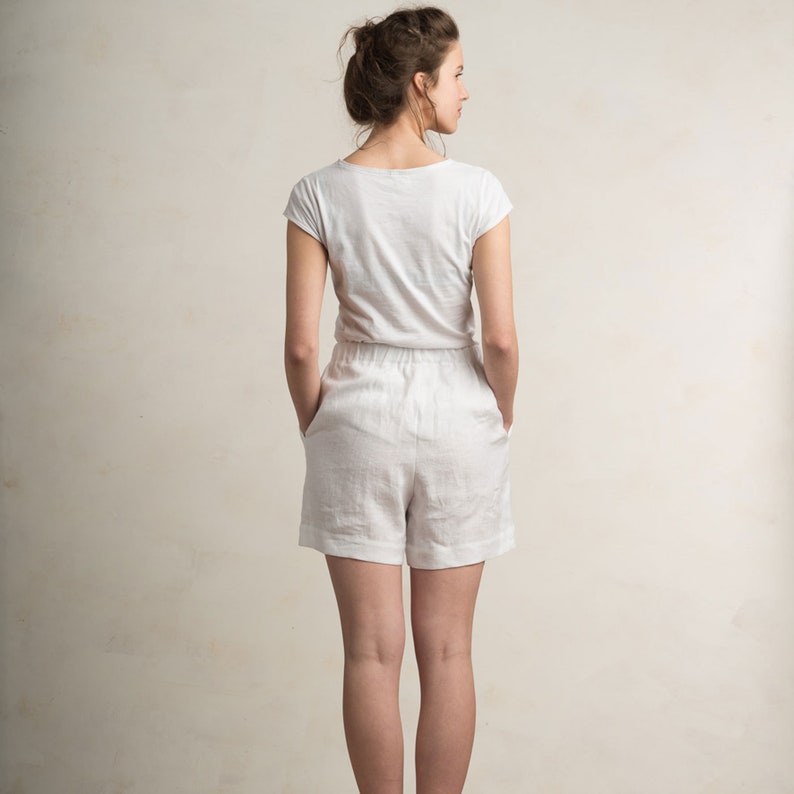 linen shirt shorts