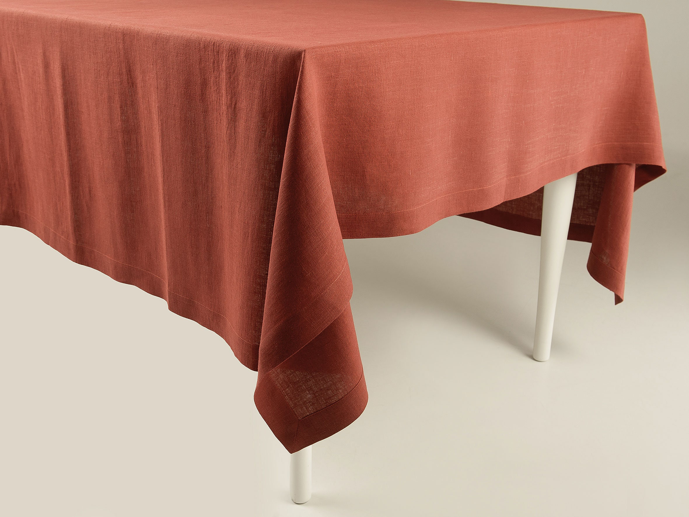 A orange table A orange table