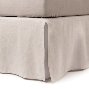 Split Ecken Leinenrock, Leinenrock Queen, King, Full, Linen Twin, Double, Single