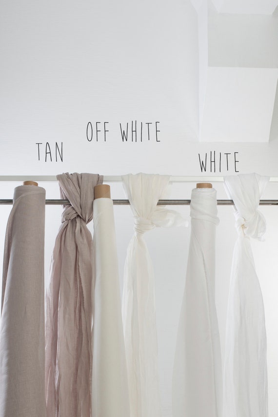 Sheer Linen Fabric Samples White Linen Fabric Sample Off Etsy