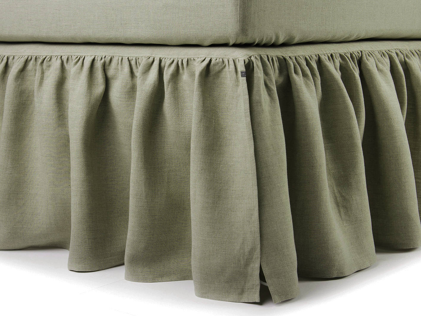 Linen Dust Ruffle Cal King 16 Colors California Bed 50