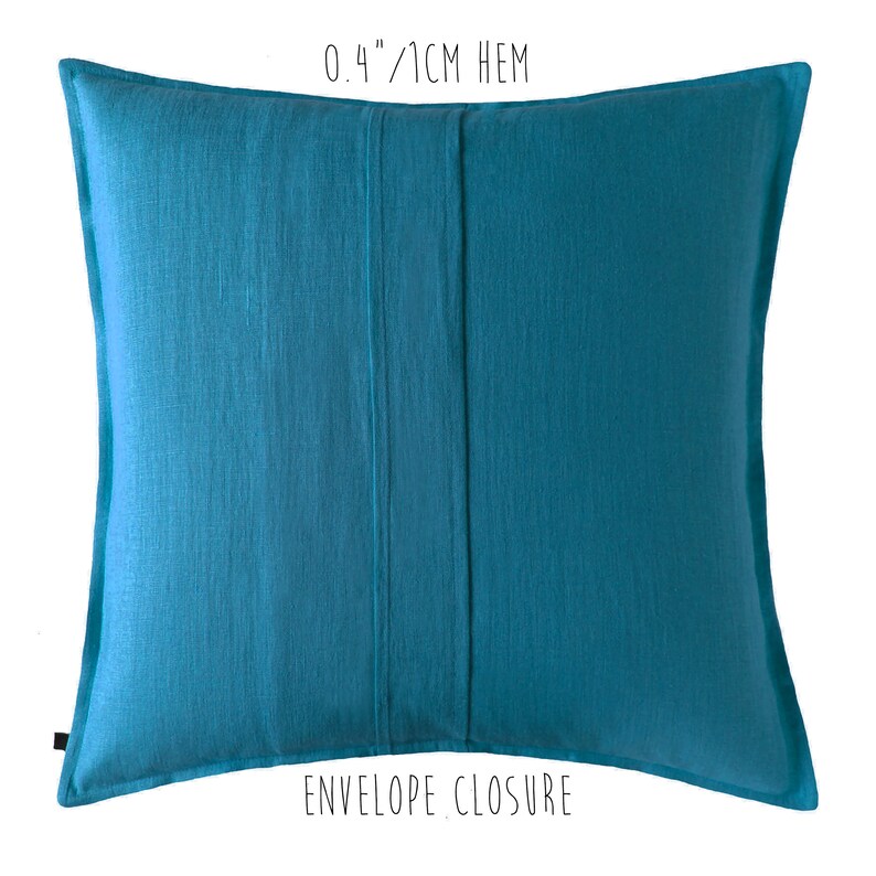 Linen Throw Pillow Cover Lumbar Pillow Covers Square Throw Etsy