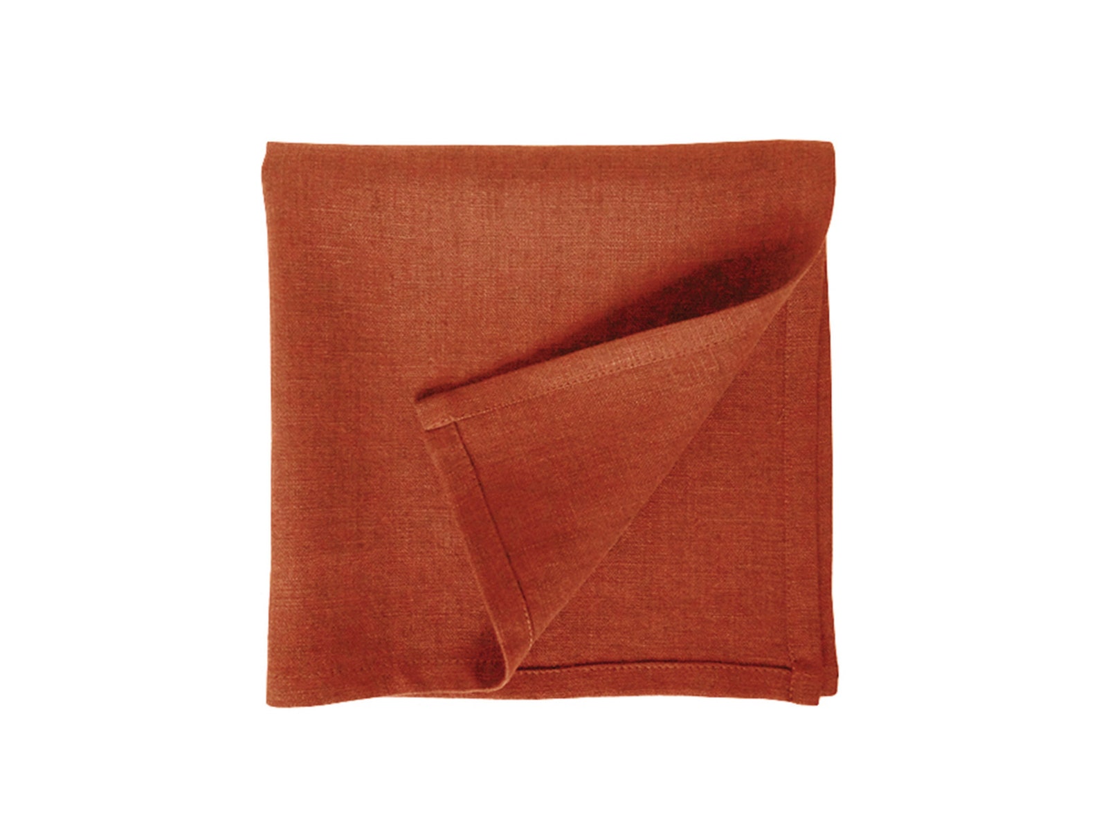 Burnt Orange table napkin Set Or linen placemat Set Of Six Etsy