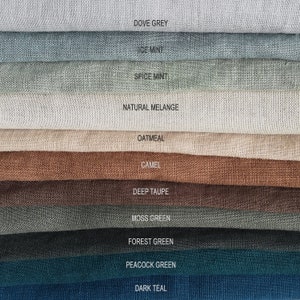 Linen shirt for women, 30 colors, Dusty rose summer shirt, Natural linen clothes image 8