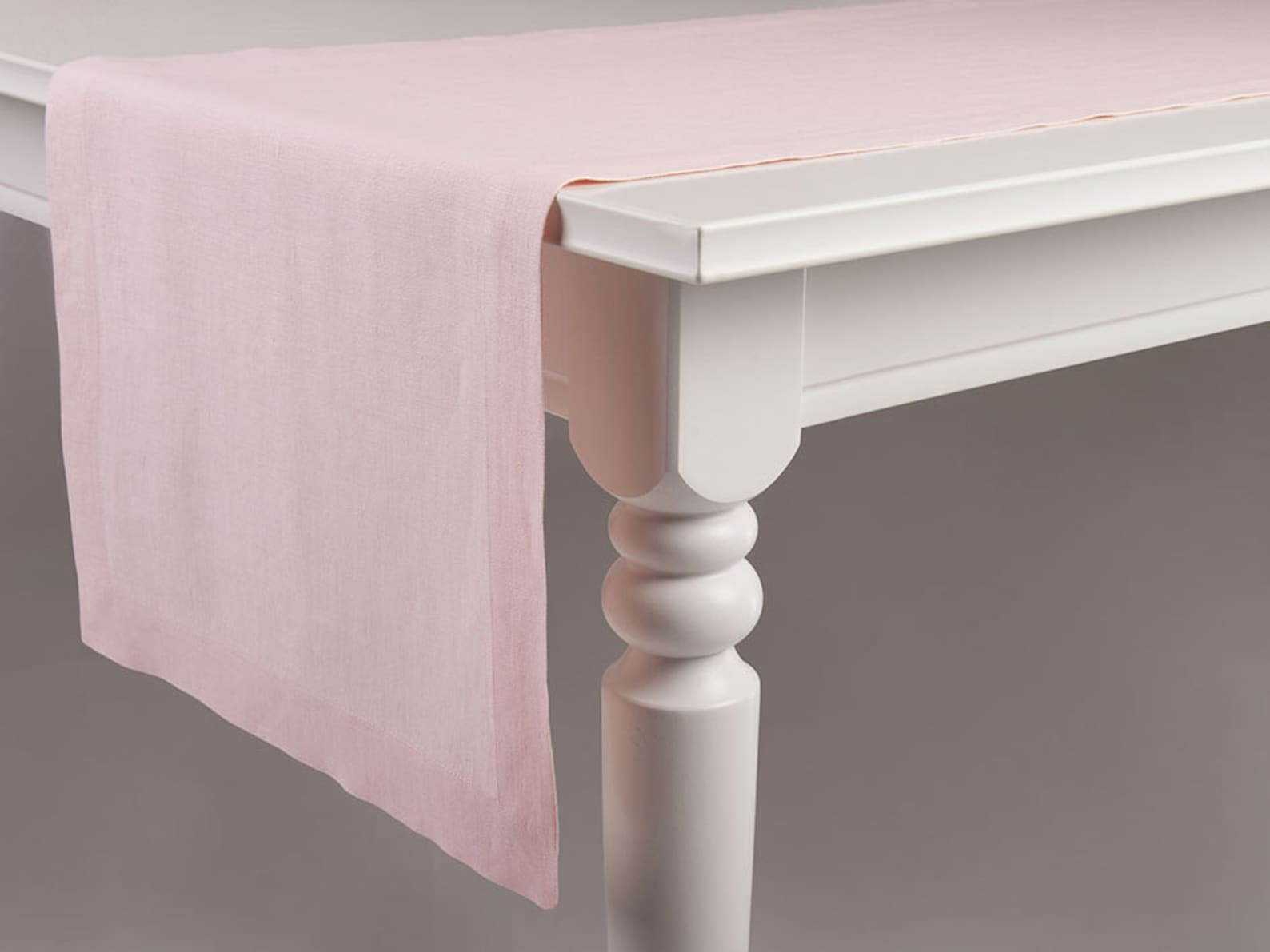Dusty Rose Table Runner Linen Table Runner Light Pink Table Etsy UK
