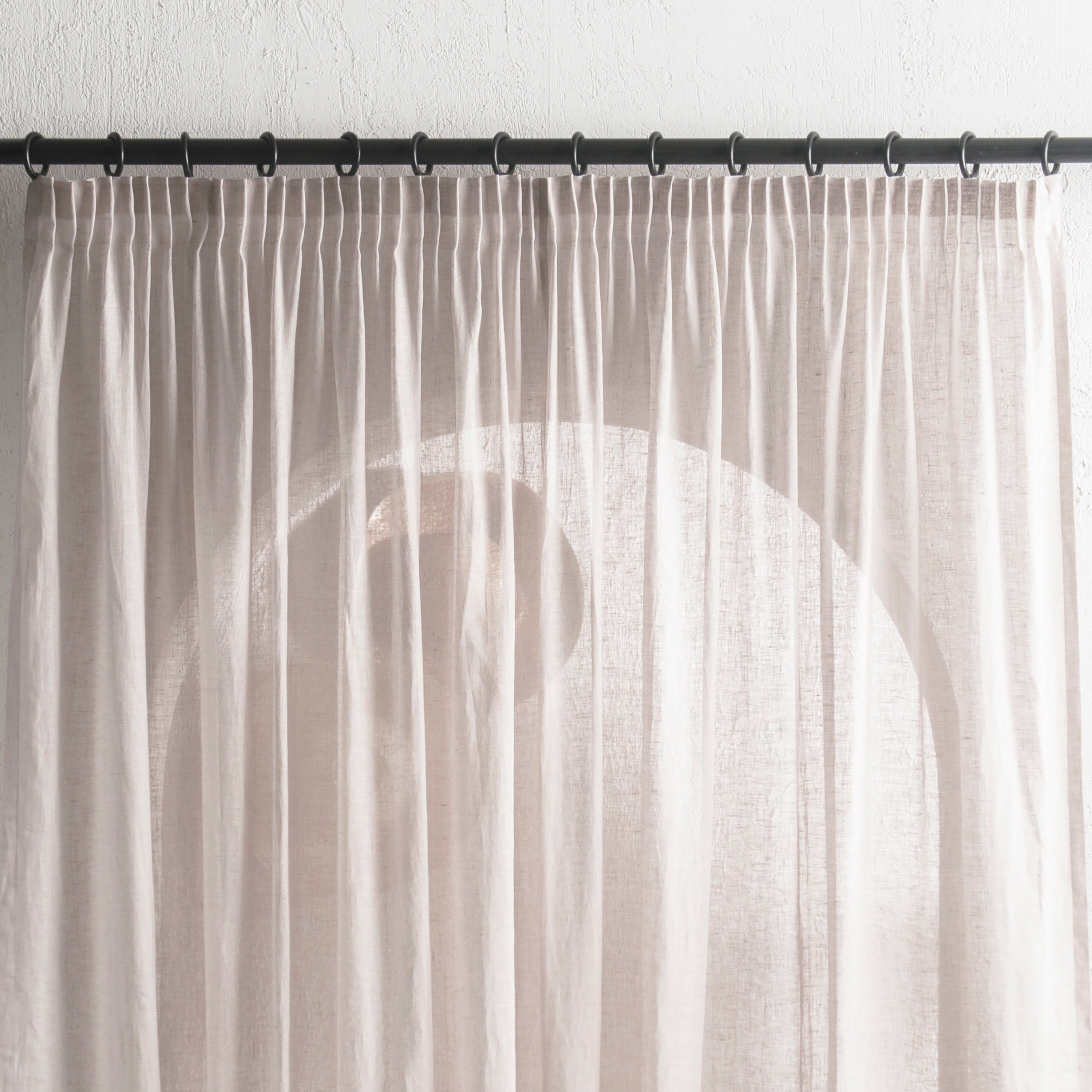 Sheer Linen Curtains, Pencil Pleat Curtain Panels, Lightweight Window  Curtains, Window Drapes, Linen Window Treatments -  Israel