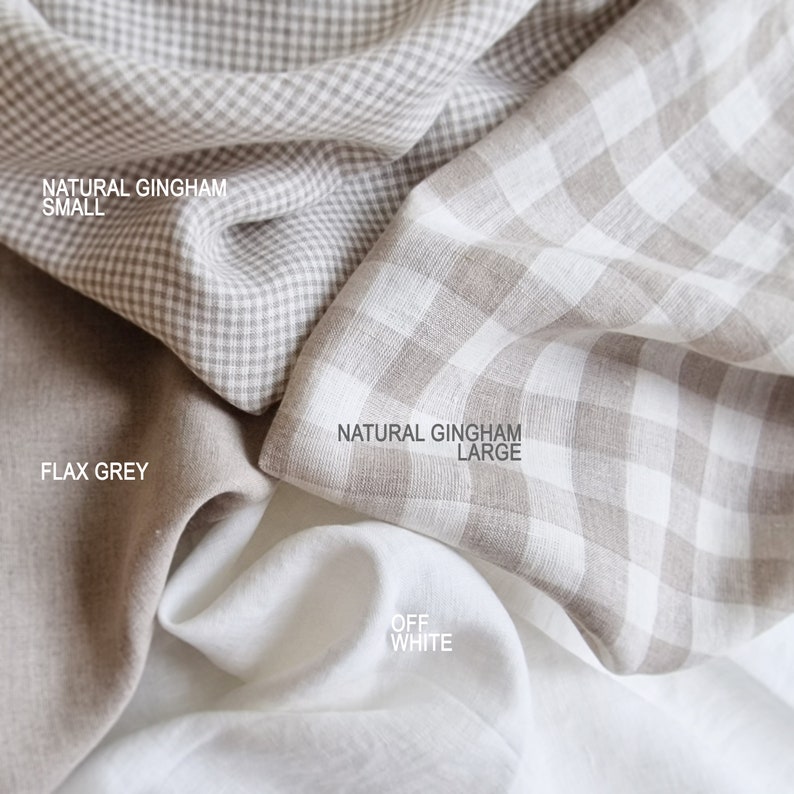 Linen fabric samples set, 39 soft linen color samples included, Medium weight linen fabrics by Lovely Home Idea image 9