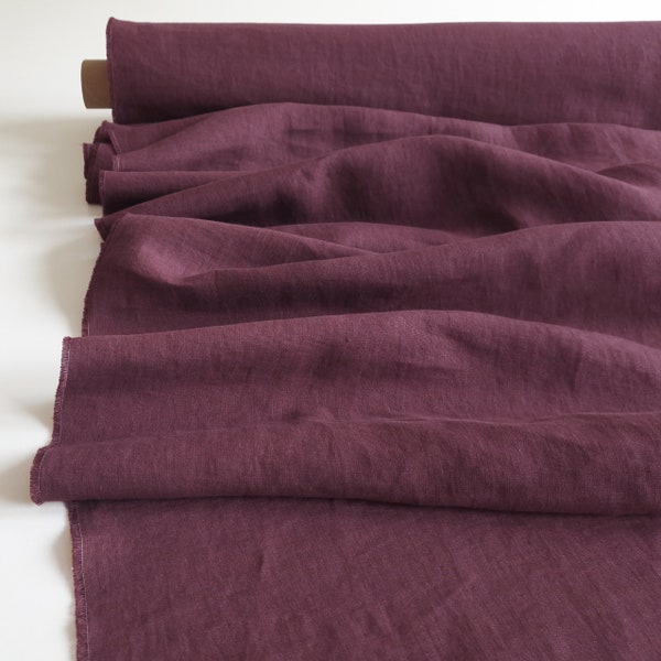 Eggplant Spun Silk Fabric main image 0