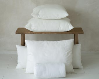 Soft Polyester Pillow Insert, Square, Lumbar, Rectangle, Custom Cushion