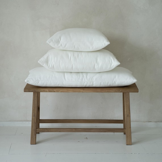 Feather Pillow Insert, Pillows, Pillow, Pillow Inserts, Throw Pillows, 16x16, 16x26 Lumbar pillow insert
