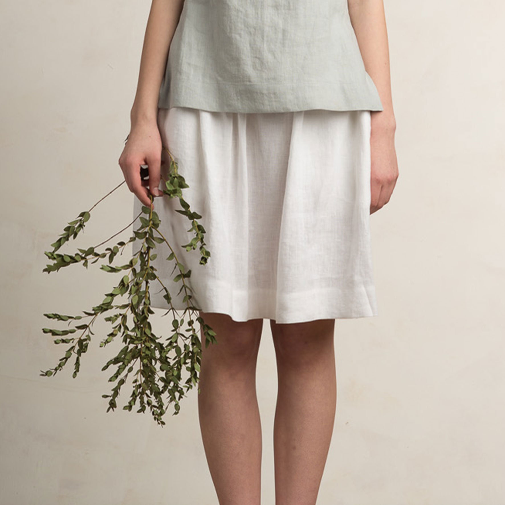 white skirt etsy