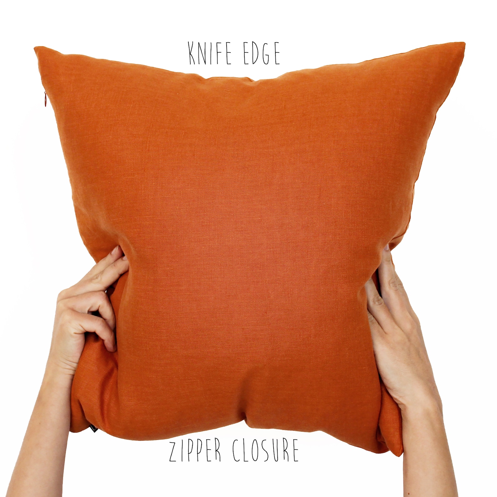 Natural Linen Pillow Cover Custom Linen Pillows Lumbar Etsy