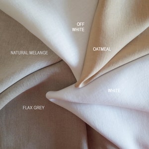Linen curtains with blackout for bedroom Curtain panels for Living room Custom window curtains with tape for rings suitable for tracks image 6