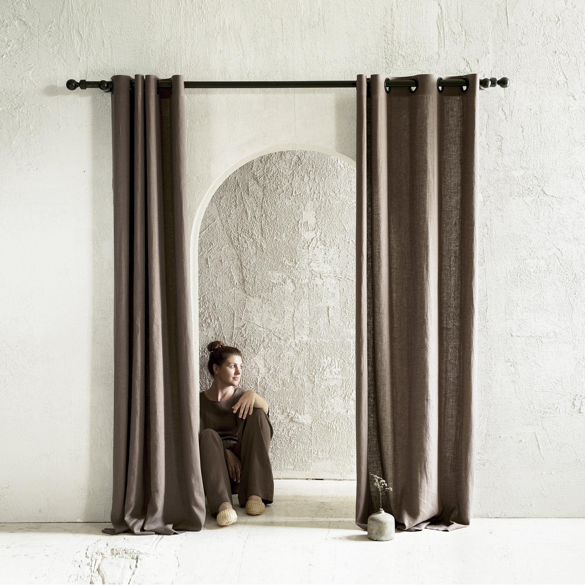 Tende Oscuranti Termiche Con Effetto Legno – Set Da 2 Pannelli 117x229 Cm Con Occhielli, Stampa 3D, Blocco UV E Rumore, Ideali Per Camera E Soggiorno