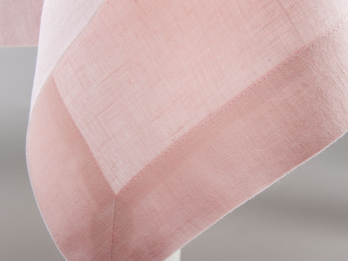 Dusty Rose Table Runner Linen Table Runner Light Pink Table Etsy UK