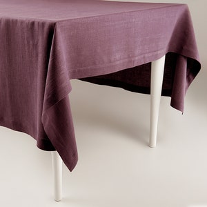 Large linen table cloth, Natural tablecloth small, large or custom size tablecloths for dining table, Handmade gift for home