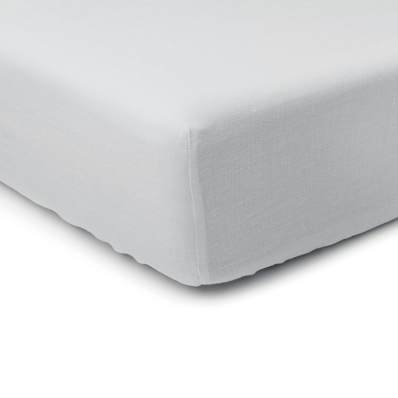 Handmade Linen Sheet Set Natural Bed Sheets Dove Gey Linen Etsy