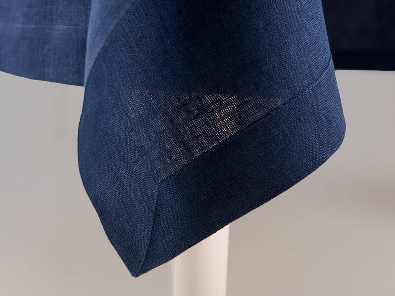 Indigo Table Napkins Indigo Linen Placemats Dark Blue Linen Etsy