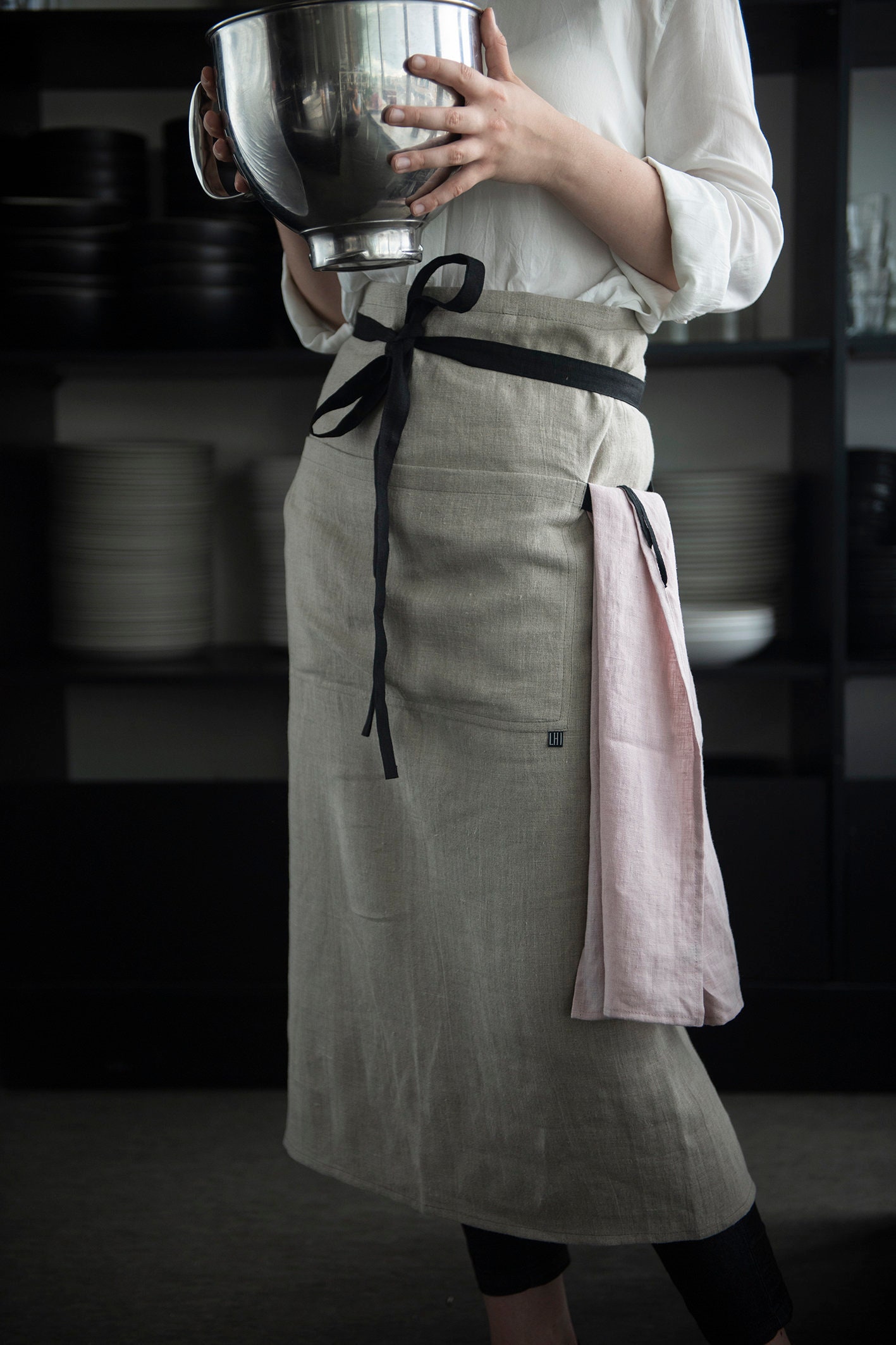 Amazon.com: MILCIL Kitchen Apron Vintage Linen Pinafore