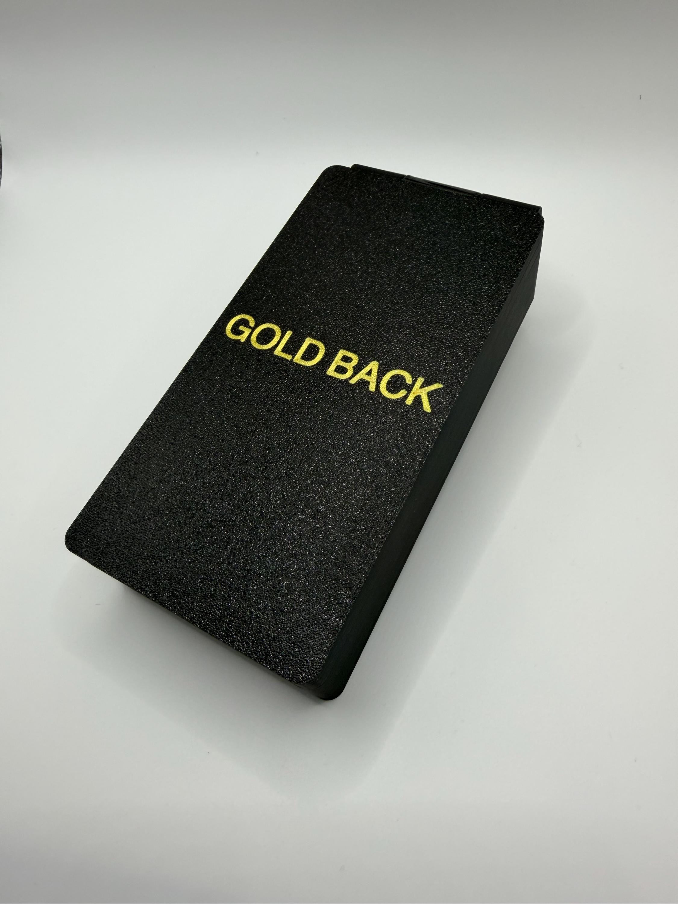3DP Gold Back Notes Storage. Stores up to 175 Notes (1/2 to 2 ...