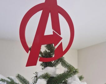 Avengers Tree Topper | Marvel Christmas Decoration | Superhero Holiday Ornament for Tree