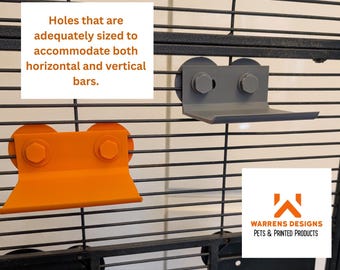 Small Animal Cage Platform: Durable PLA+ Plastic Pet Ledge