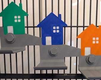 Small Animal Cage Platform Stairs: Durable PLA+ Plastic Pet Ledge, Rats, Hamsters, Small Pets