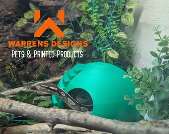 Snake, Lizard Hide Dome | 3D Printed Reptile House | Climbing Toy, Bed & Enclosure Hideaway