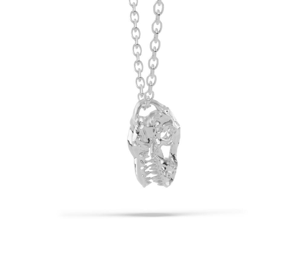 Sterling Silver T Bone Necklace - Etsy