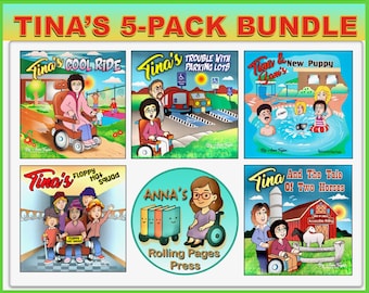 Wheelchair Kids Book Bundle: Tina's Adventures Five-Story Set Limited Edition