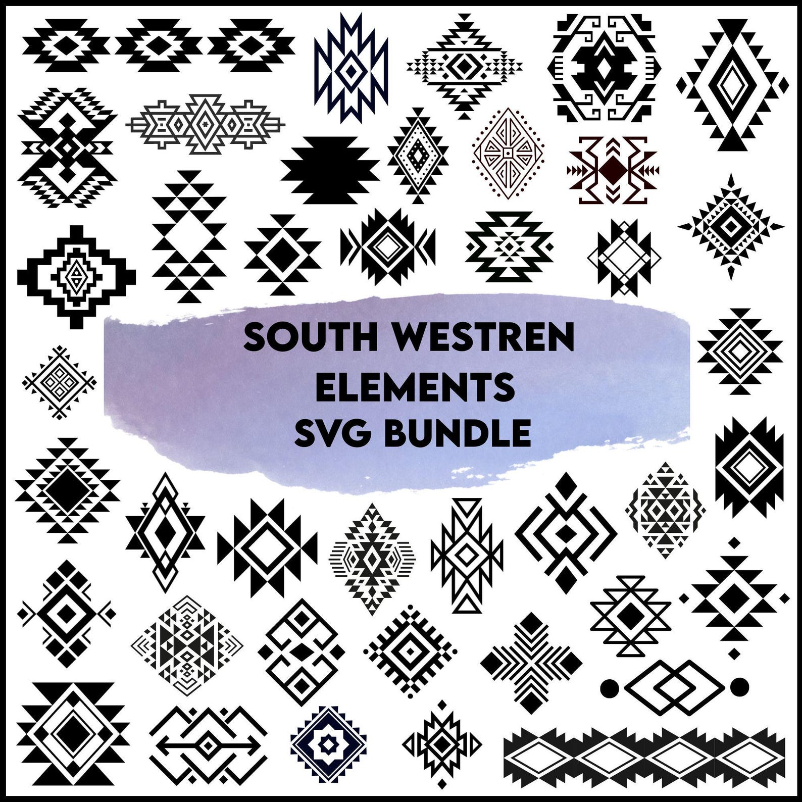 Southwestern Aztec SVG Bundle: Western Cut Files (digital Download) - Etsy