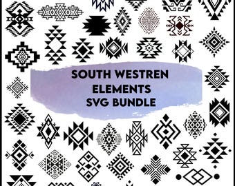 Southwestern Aztec SVG Bundle: Western Cut Files (Digital Download)