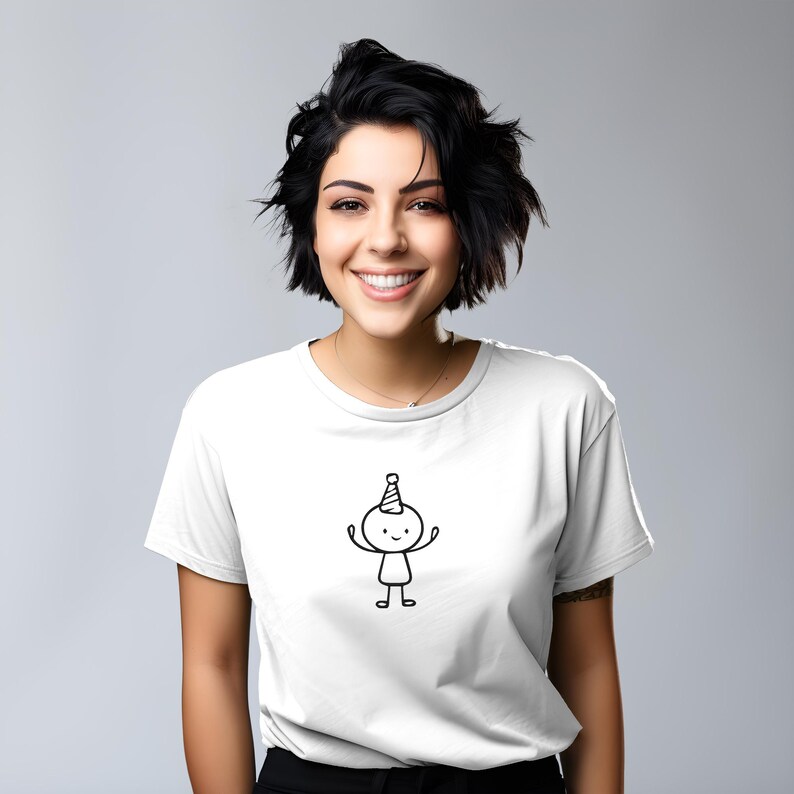 Stick Figure Embroidery Design Bundle, Line Art Children Embroidery ...