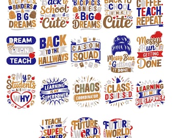 Back To School Machine Embroidery Design, Teacher Quotes Embroidery, Classroom Squad Superpower Embroidery Set, Instant Digital Download